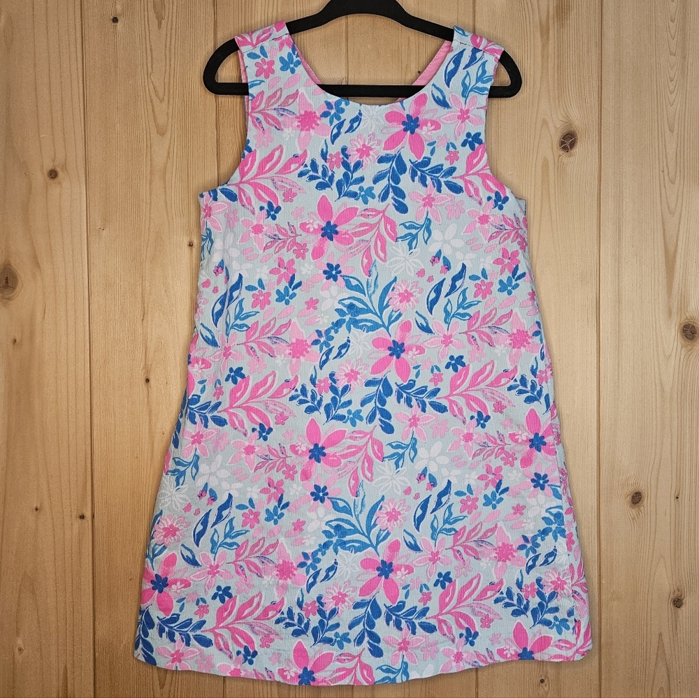 5T Tommy Bahama Cotton Floral Pink and Blue Girl's Dress